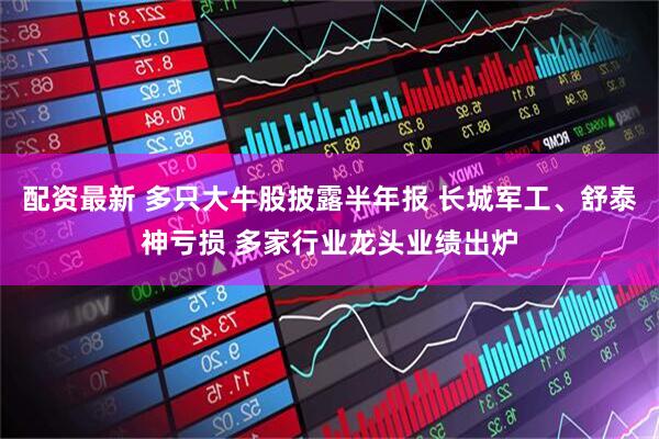配资最新 多只大牛股披露半年报 长城军工、舒泰神亏损 多家行业龙头业绩出炉